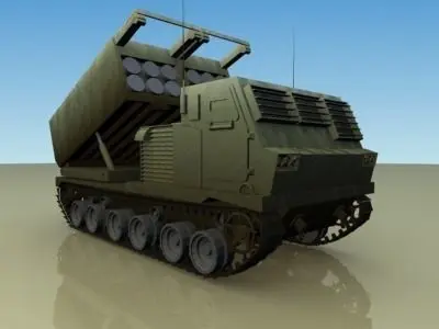 MLRS Artillery 3D model