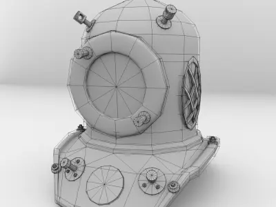 Diving Helmet 3D model
