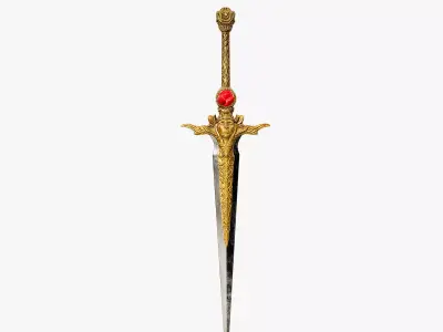 Sword 07 V2 Low-poly 3D model