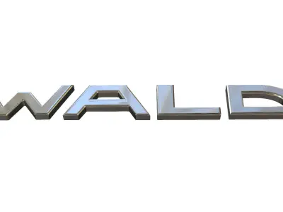 wald logo 3D model