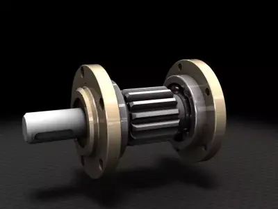 Reducer Shaft Free 3D model
