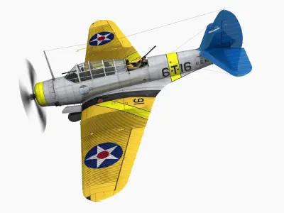 Douglas TDB-1 Devastator - 6T16 3D model