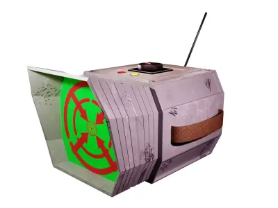 Low Poly Motion Tracking Device-Game Ready-PBR Low-poly 3D model