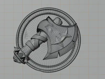 Axe Stylized 3D model