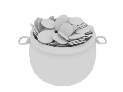 Pot of Gold 3D model purchase