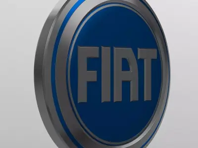 Fiat logo 3D model from CGTrader