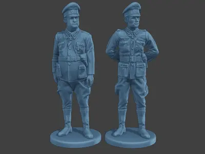 German Officers Stand ww2 G5 3D print model