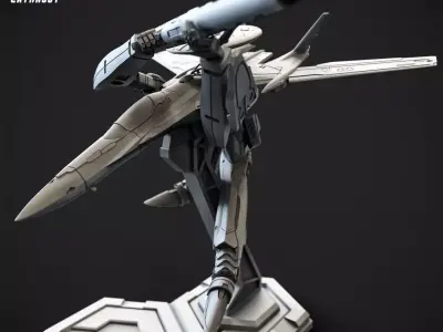 RXG-25 Tadpole 15mm scale 3D print model