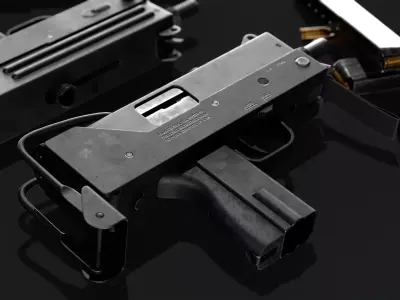 mac 10 Free low-poly 3D model