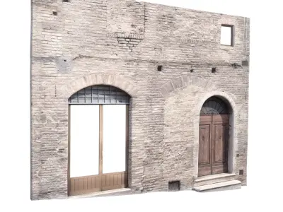 3D Scanned Italian Facade 006 3D model