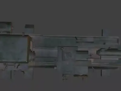 VintageLatheMachine3DModel 3D model