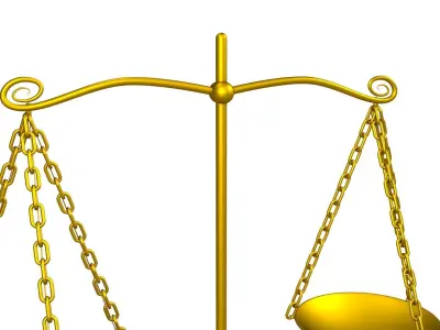 Balance Scale 3D model buy