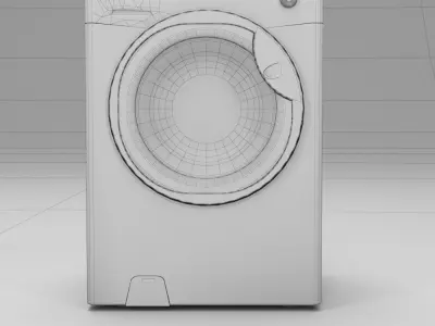 washing machine 3D model 5