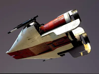 A-Wing Satr Wars 3D model