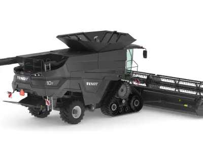 Fendt Ideal Combine Harvester 3D model