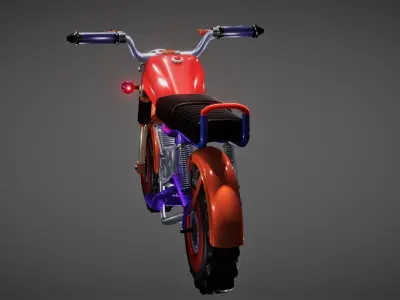 Motorcycle 3D Model 3D model buy