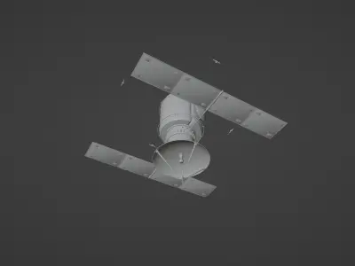 Nasa Satellite - Realistic 3D model of a satellite 3D model