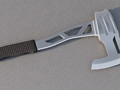 Cold Steel Axe Low-poly 3D model