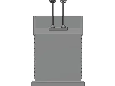Sci Fi IMPERIAL PODIUM 3D print model
