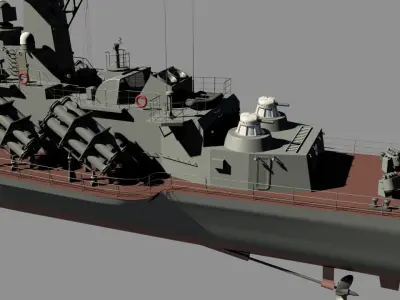 Molniya Battleship 3D model