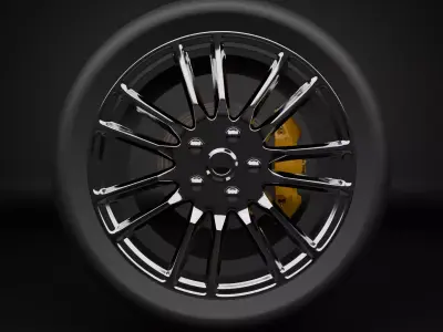 wheel 3D model from CGTrader - PBR
