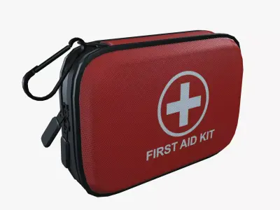 First aid box Low-poly 3D model buy
