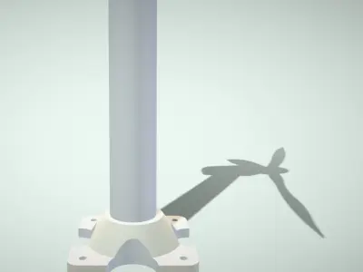Wind Turbine Free 3D model order