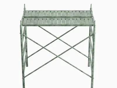 Metal Scaffolding Construction 04 Low-poly 3D model