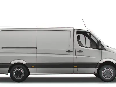 Freightliner Sprinter Van L2H1 2009 3D model