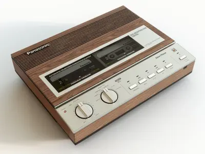 Vintage Panasonic Answering Machine 3D model