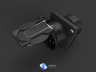 Truck abs plug 3D model