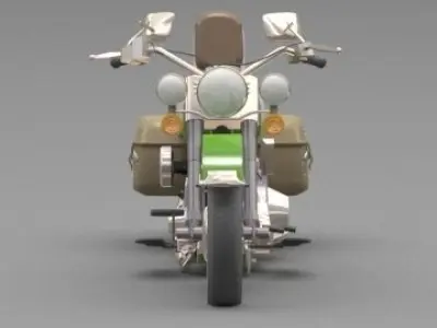 motorcycle 3D model 8