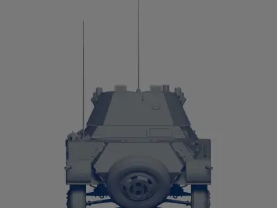 Sd Kfz 234 2 3D model