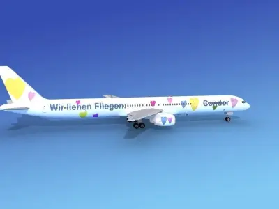 Boeing 757-300 Condor 2 3D model