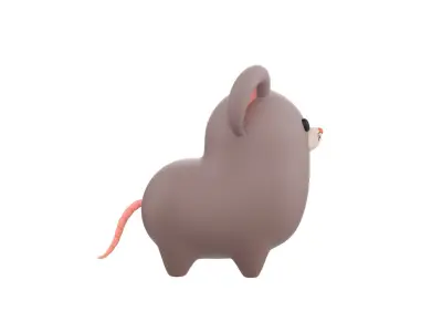 Rat Character 3D model purchase