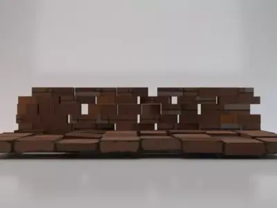 Barricade Low-poly 3D model purchase