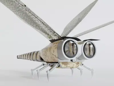 Dragonfly drone 3D model
