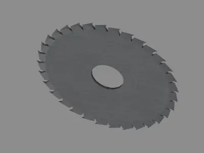 Circular Saw Blade Low-poly 3D model purchase
