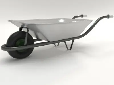 Wheelbarrow Free 3D model buy