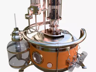 Craft Brewing Alcohol Still M1 3D model