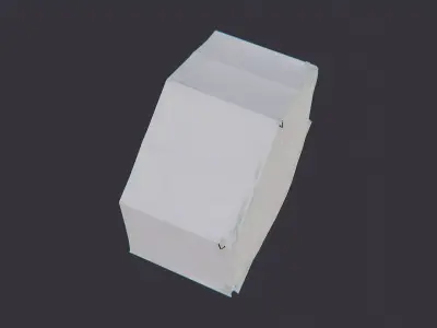 Military FOB Tent Cap Exterior Shelter Low-poly 3D model