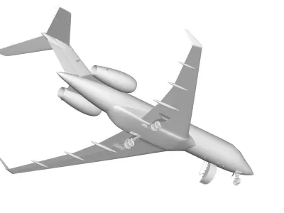 Bombardier Global Express 3D model purchase