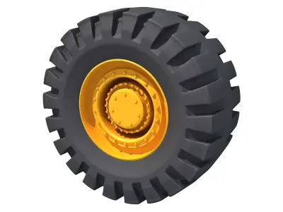 3D Tire rubber 3D model