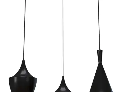 Modern Attractive Lamps 3D model