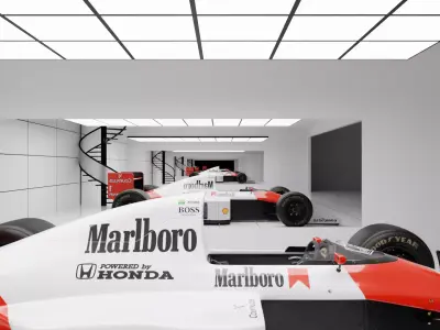 Ultra Realistic F1 Race Car High Detail Formula Racing Car  3D model