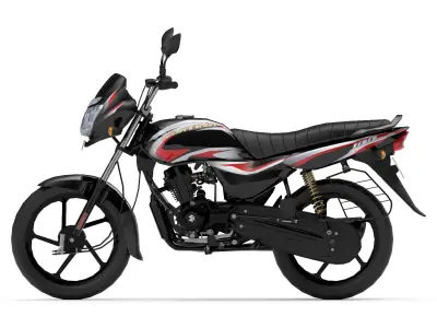 Bajaj Platina 100 Low-poly 3D model
