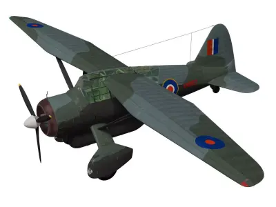 Westland Lysander MkIII 3D model purchase