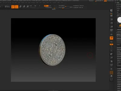 Aztec calendar-3d print 3D print model