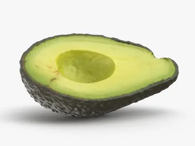 Ripe Avocado Collection 2 3D model