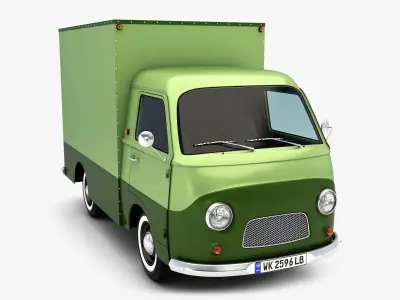 Retro Truck Box v 1 3D model
